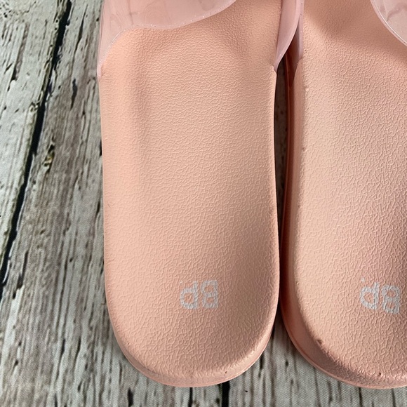 BP “June” Pink Jelly Slides Women’s Sz 11 Casual Pool Slides Slip On Sandals - Picture 8 of 11